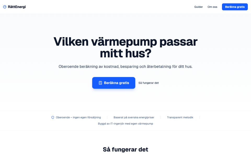 RättEnergi website preview